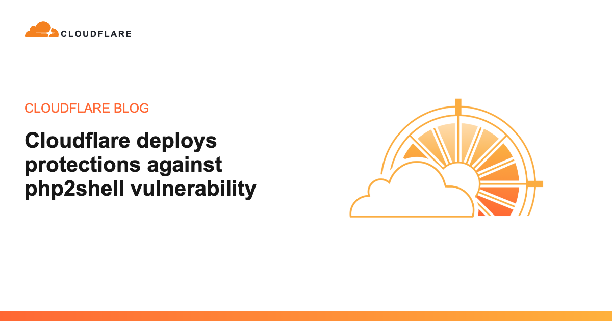 Related image for Cloudflare deploys WAF protections against the php2shell PHP flaws