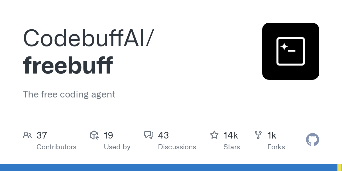 Related image for Freebuff, a free coding agent with no subscription or API key required