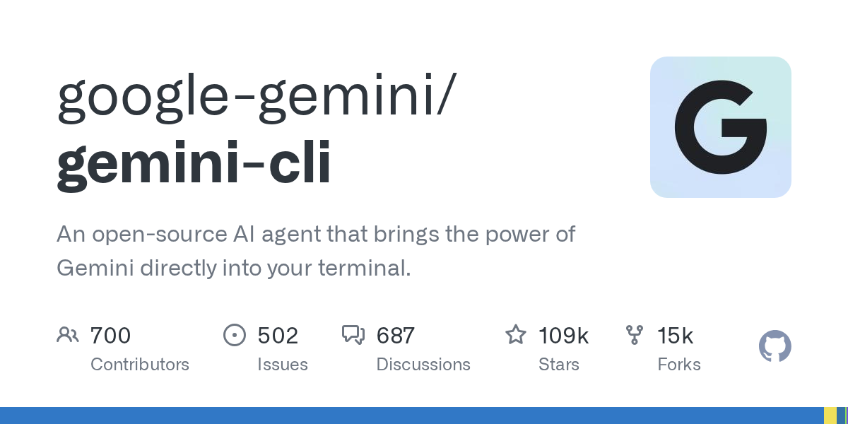Related image for Gemini CLI, Google's open source AI agent that brings Gemini into the terminal