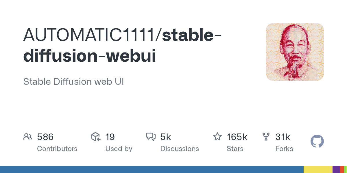 AUTOMATIC1111/stable-diffusion-webuiの関連画像