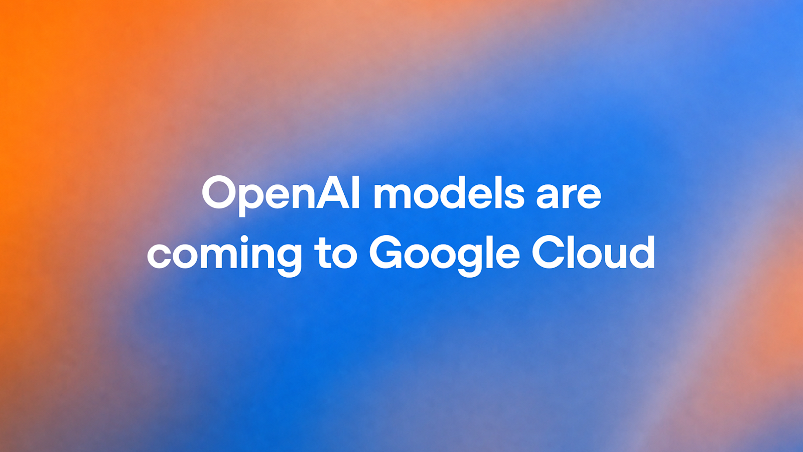 Related image for OpenAI models and Codex are coming to Google Cloud