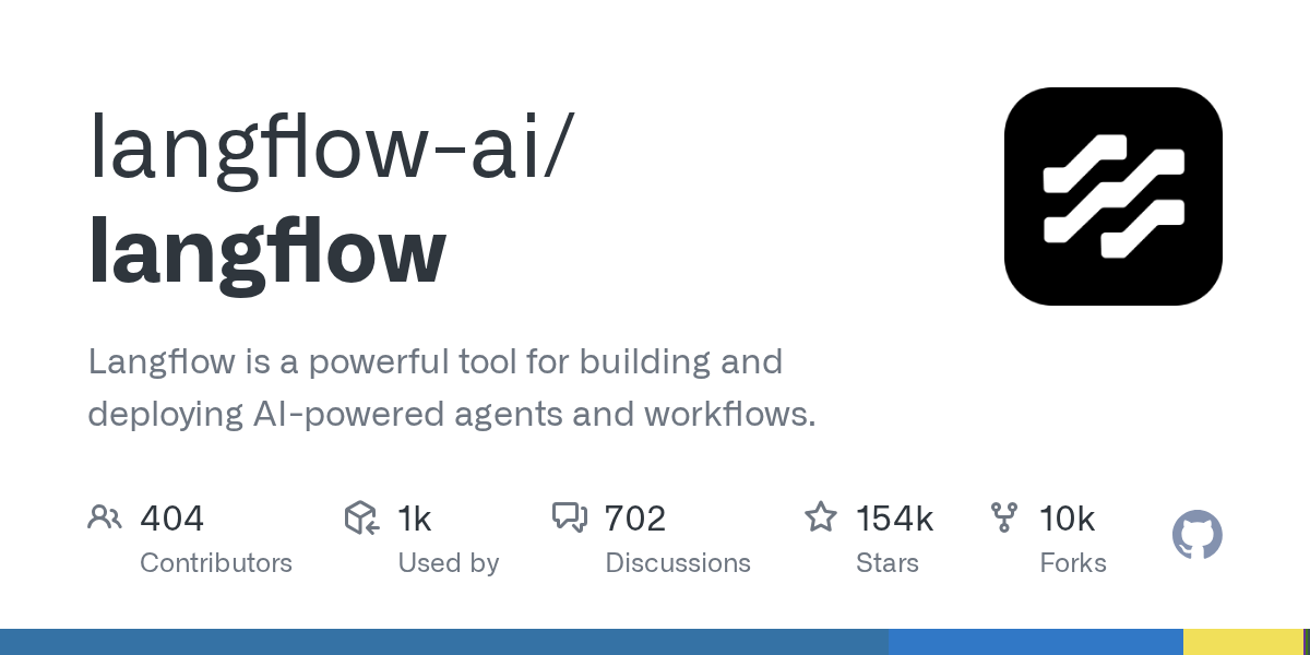 langflow-ai/langflowの関連画像
