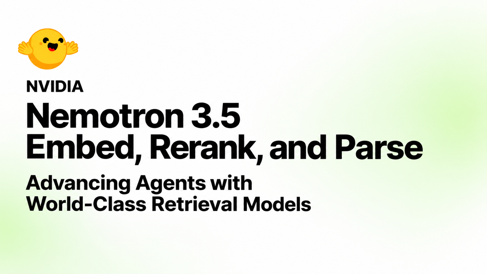 Related image for NVIDIA releases Nemotron 3.5 retrieval models on Hugging Face