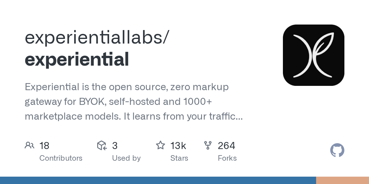 Related image for Experiential, an open source gateway that routes AI agent traffic across models