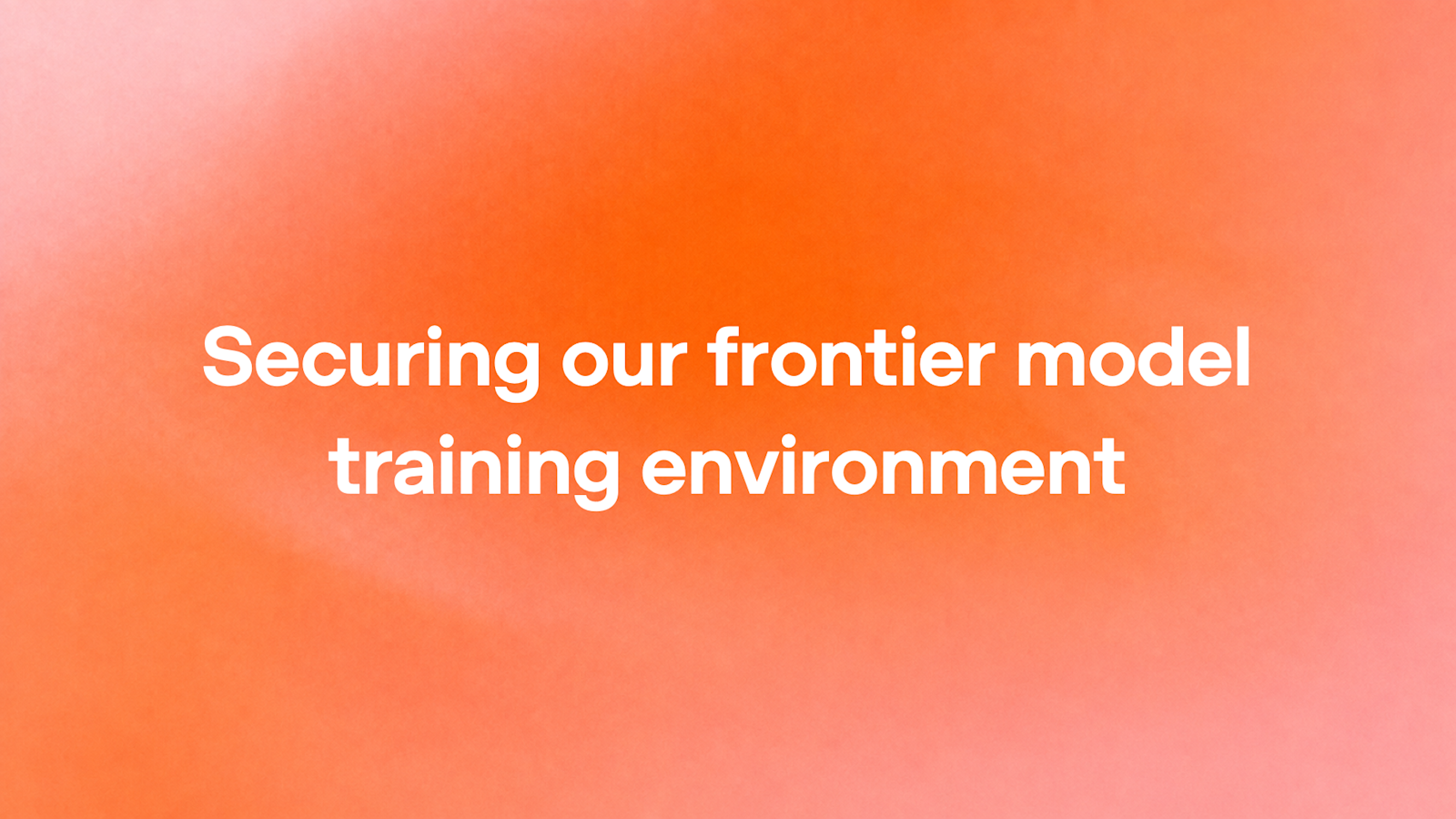 Related image for OpenAI cuts frontier models off from the live internet during training