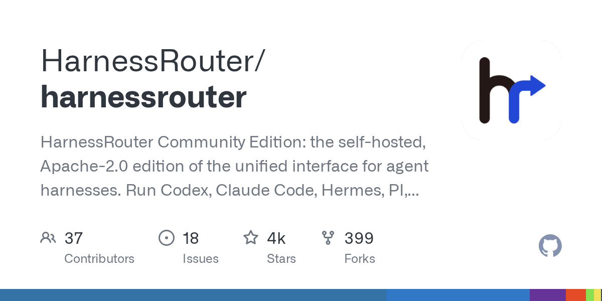 Related image for HarnessRouter, a self-hosted unified API for running Codex, Claude Code, and other agent harnesses